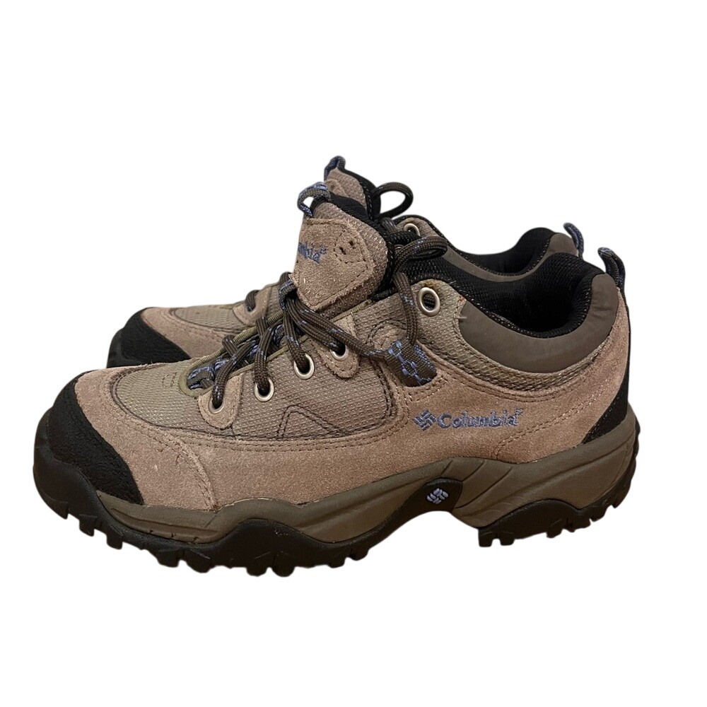 Columbia‎ Traverse Hiking Shoes Womens 8 Brown Suede Low Top Trail YL3124-925